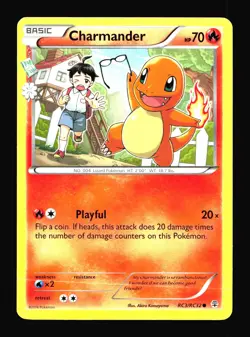 Charmander Generations: Radiant Collection #RC3/RC32 Common Pokemon Card T2-1052 - Image 1