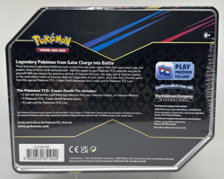 Pokemon TCG CROWN ZENITH Sealed Tin with 5 packs & Galarian ZAPDOS Promo Card - Image 2