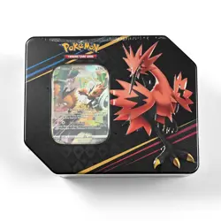 Pokemon TCG: Crown Zenith Tin Galarian Zapdos New - Factory Sealed 5 packs - Image 1