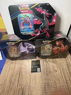 Pokemon TCG Crown Zenith large Galarian Birds Tin Collection New Sealed - Image 1