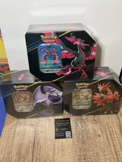 Pokemon TCG Crown Zenith large Galarian Birds Tin Collection New Sealed - Image 2
