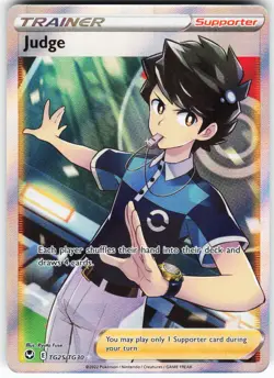 Judge TG25/TG30 Pokemon SWSH12 Silver Tempest Trainer Gallery Holo Ultra Rare NM - Image 1