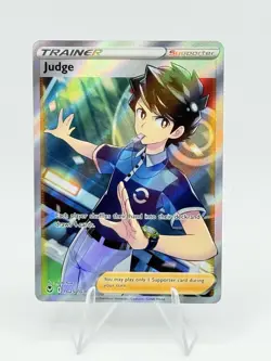 Judge TG25/TG30 Ultra Rare SWSH12: Silver Tempest Trainer Gallery Pokemon TCG - Image 1