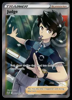 Judge Ultra Rare SWSH12: Silver Tempest Trainer Gallery TG25/TG30 Pokemon TCG - Image 1