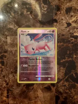 Mew LV.40 Card 2007 15/132 Secret Wonders Pokemon TCG Reverse Holo - Image 1