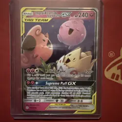 Pokemon TCG Tag Team Togepi Cleffa Igglybuff GX Cosmic Eclipse Card 143/236 - Image 1
