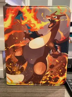 💥 Pokemon Trading Card Binder Holder 50 Page 400-Slot Charizard - Image 1