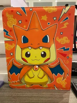 💥 Pokemon Trading Card Binder Holder 50 Page 400-Slot Poncho Pikachu Charizard - Image 2