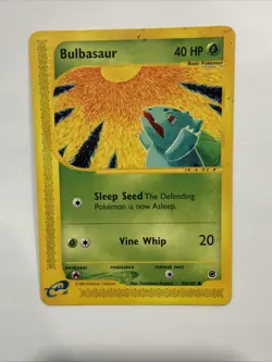 Pokemon TCG Expedition Base Set Bulbasaur Card 95/165 2002 - Image 1