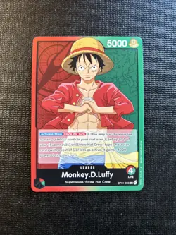 Monkey.D.Luffy OP01-003 Leader - Romance Dawn One Piece Card - Image 1