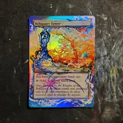 MTG Alter - foil Reliquary Tower by RockyAlters - Image 1