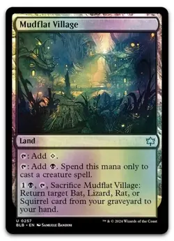 Mudflat Village #257 (Foil) (NM) Bloomburrow BLB Magic MTG - Image 1