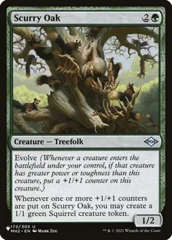 Scurry Oak 1x MtG Mystery Booster MB1 SP/NM - Image 1