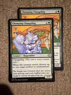 2x Chomping Changeling Lorwyn Eclipsed Regular - Image 1