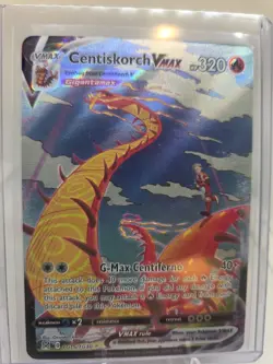 Pokemon TCG Centiskorch VMAX Holo Ultra Rare Full Art Lost Origin TG15/TG30 - Image 1