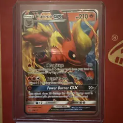 Pokemon Card TCG Flareon GX SM171 Sun & Moon Black Star Promo 2019 Full Art Holo - Image 1