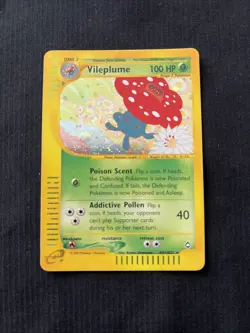 Vileplume H31/H32 Aquapolis Holo Pokemon - Image 1
