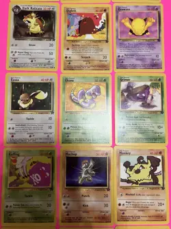 27 Different Pokemon Team Rocket Cards- Vintage 2000 Wizards Of The Coast- NM-LP - Image 3