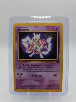 Mewtwo Pokemon The First Movie Promo Black StarvRare MP - Image 1