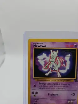 Mewtwo Pokemon The First Movie Promo Black StarvRare MP - Image 3