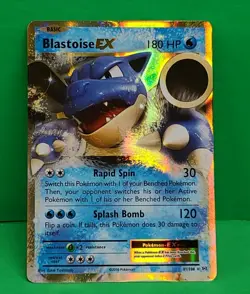 Pokemon XY Evolutions Blastoise EX 21/108 Ultra Rare NM-MINT - Image 1