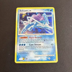 Pokemon TCG Suicune 19/132 Cracked Ice Holo Secret Wonders Promo Rare HP - Image 1