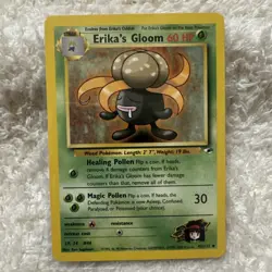 Erika's Gloom 045/132 Gym Heroes Regular WOTC Vintage 2000 Pokemon TCG LP - Image 1