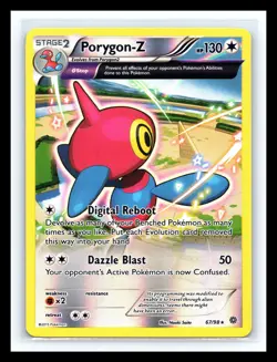 💥 Pokemon Porygon-Z 67/98 XY - Ancient Origins Reverse Holo 2015 - Image 1
