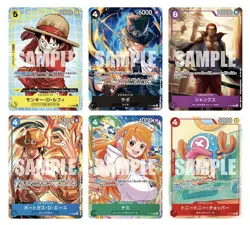 One Piece Card Game McDonald's Promo Pack, 6 Card Set (Japanese) - SEALED - Image 3