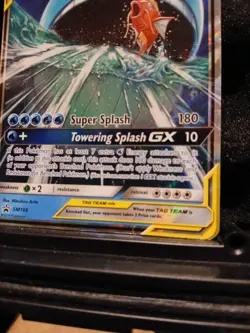 Pokemon TCG Magikarp & Wailord GX Tag Team Black Star Promo Card SM166 - Image 3