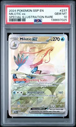 PSA 10 Milotic ex SIR Surging Sparks 237/191 Sv08 SV SSP EN 2024 Pokemon Card - Image 1