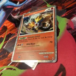 Entei Shiny SL3 Call of Legends Pokemon Card Holo Foil Secret Rare Pokemon - Image 5
