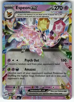 Espeon ex 034/131 SV: Prismatic Evolutions NM Pokemon Card TCG - Image 1