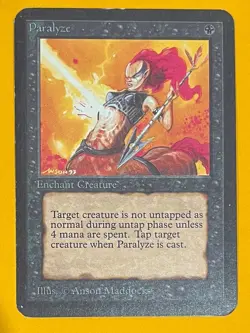 MTG PARALYZE Alpha (OldManMTG 012-973) - Image 1
