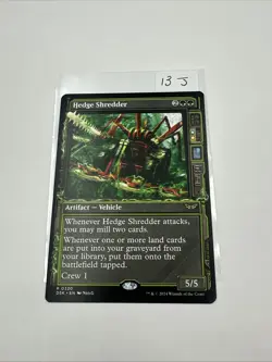 Hedge Shredder (Showcase) x1, MTG, Duskmourn: House of Horror, DSK, NM - Image 1