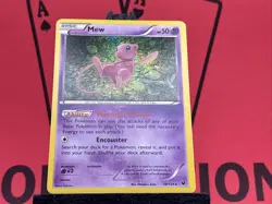 Mew 29/124 XY Fates Collide Holo Rare Pokemon TCG 2016 MP - Image 4