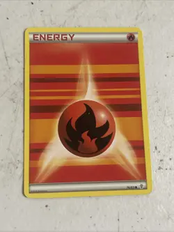 LP Fire Basic Energy Non-Holographic Common 76/83 Pokemon TCG Generations - Image 1