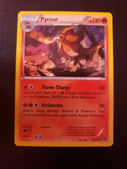Pyroar 23/114 X&Y: Steam Siege Rare NM/Mint Pokemon - Image 1