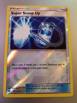 Super Scoop Up 66/73 Reverse Holo - Pokemon Sun & Moon Shining Legends TCG - Image 1