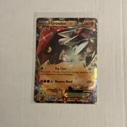 Pokemon Groudon EX XY42 XY Holo Black Star Promo. Pk000844 - Image 1