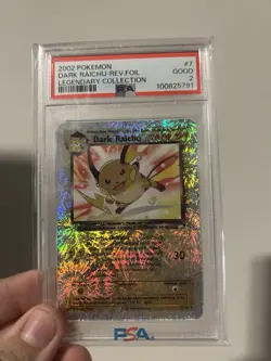 Pokemon TCG Dark Raichu Legendary Collection PSA 2 Reverse Holo - Image 1