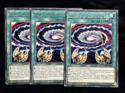 Yu-Gi-Oh! 3x Secrets of Dark Magic LED6-EN004 Rare 1st Edition Playset - Image 1