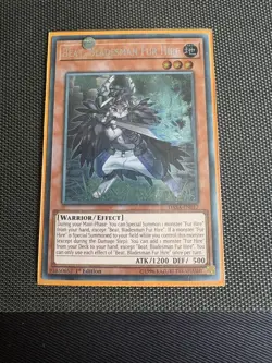 Yugioh Beat, Bladesman Fur Hire DASA-EN017 Secret Rare 1st Edition Near Mint - Image 1