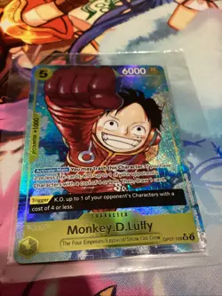 Monkey D. Luffy (Alt Art) OP07-109 SR 500 Years in the Future ONE PIECE Card - Image 1