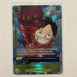 Monkey D. Luffy OP07-109 SR Alt Art 500 Years in the Future One Piece TCG NM - Image 1