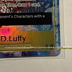 Monkey D. Luffy OP07-109 SR Alt Art 500 Years in the Future One Piece TCG NM - Image 2