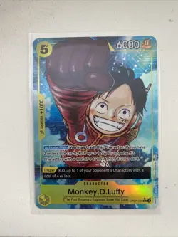 Monkey D. Luffy OP07-109 SR Alt Art 500 Years in the Future One Piece TCG NM - Image 1