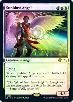 MTG FOIL Sunblast Angel - Secret Lair Drop #1290 - Image 1