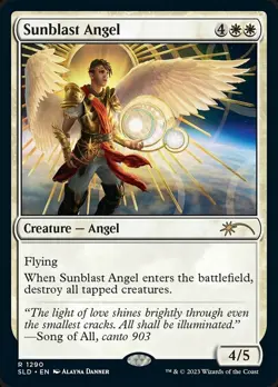[1x] Sunblast Angel (1290) - Foil Near Mint, English Secret Lair MTG Magic - Image 1