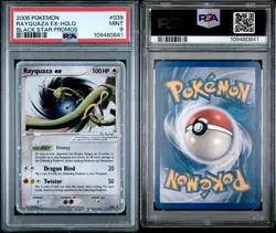 PSA 9 Rayquaza ex Black Star Ultra Rare Promo #039 Mint Pokemon 2006 - Image 5